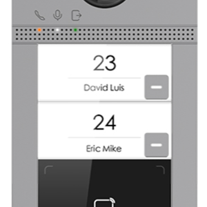 Frente de calle videoportero 2 departamente / TCP/IP, camara 2Mp.