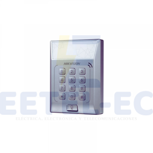 Control de acceso standalone con botonera y lector proximidad.
