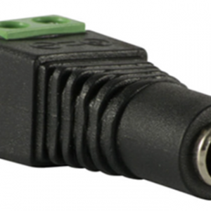 Conector de voltaje hembra fuente 12VDC