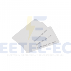 Tarjeta impermeable de proximidad.