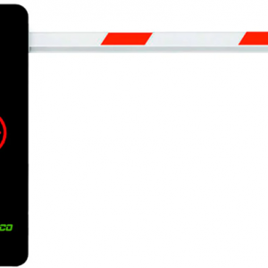 Barrera vehicular IZQ. Longitud de brazo 4m.