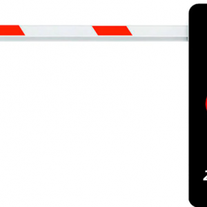 Barrera vehicular DER. Longitud de brazo 4m.